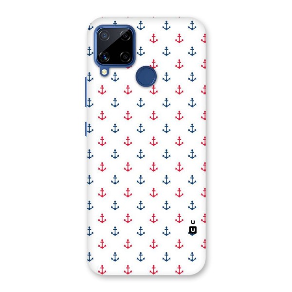 Minimal Anchor Pattern Back Case for Realme C12