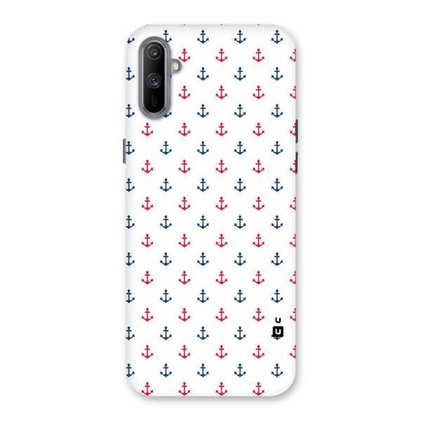 Minimal Anchor Pattern Back Case for Realme C3