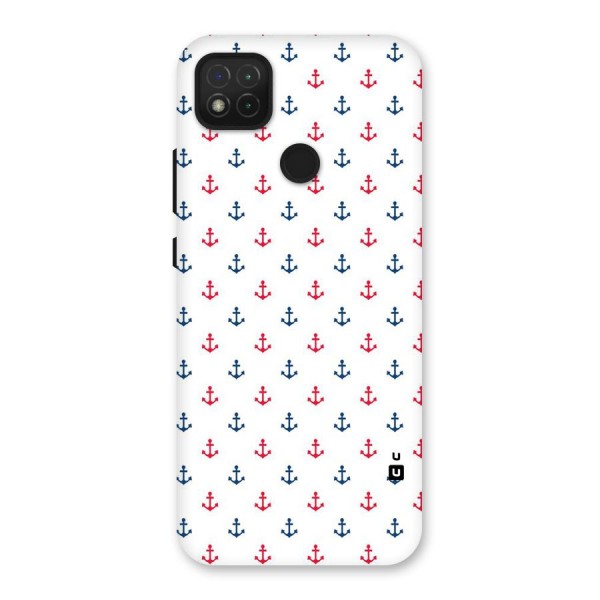 Minimal Anchor Pattern Back Case for Redmi 9C