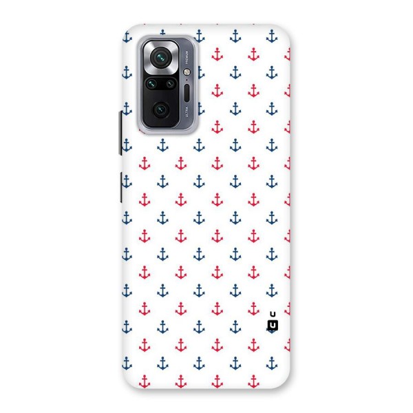 Minimal Anchor Pattern Back Case for Redmi Note 10 Pro