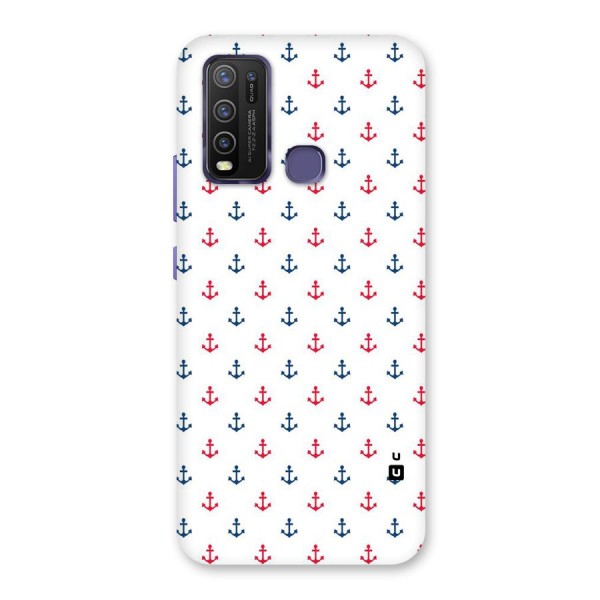 Minimal Anchor Pattern Back Case for Vivo Y30