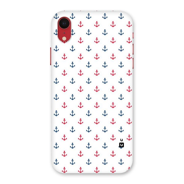 Minimal Anchor Pattern Back Case for iPhone XR