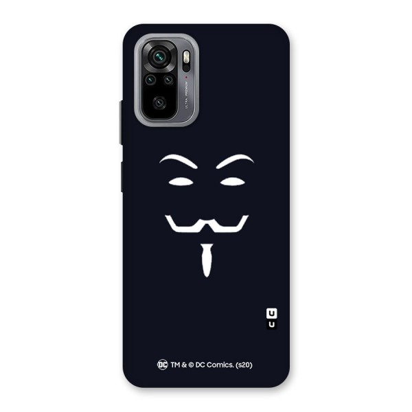 Minimal Anonymous Mask Back Case for Redmi Note 10