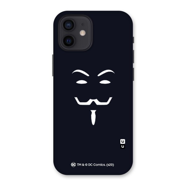 Minimal Anonymous Mask Back Case for iPhone 12