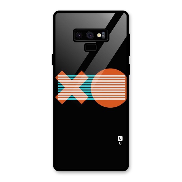 Minimal Art Glass Back Case for Galaxy Note 9