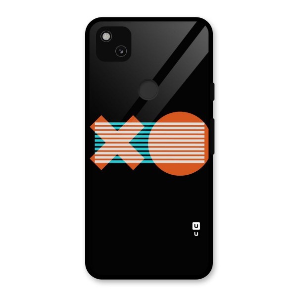 Minimal Art Glass Back Case for Google Pixel 4a