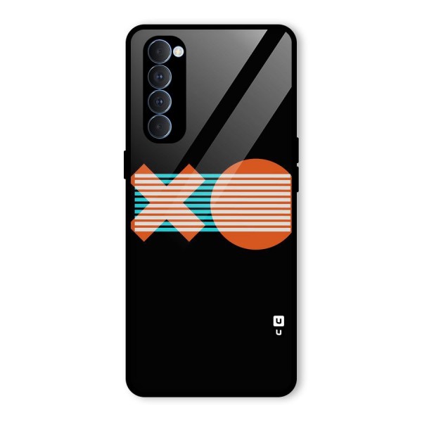 Minimal Art Glass Back Case for Oppo Reno4 Pro