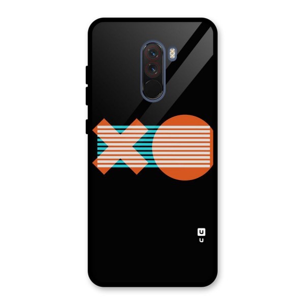 Minimal Art Glass Back Case for Poco F1