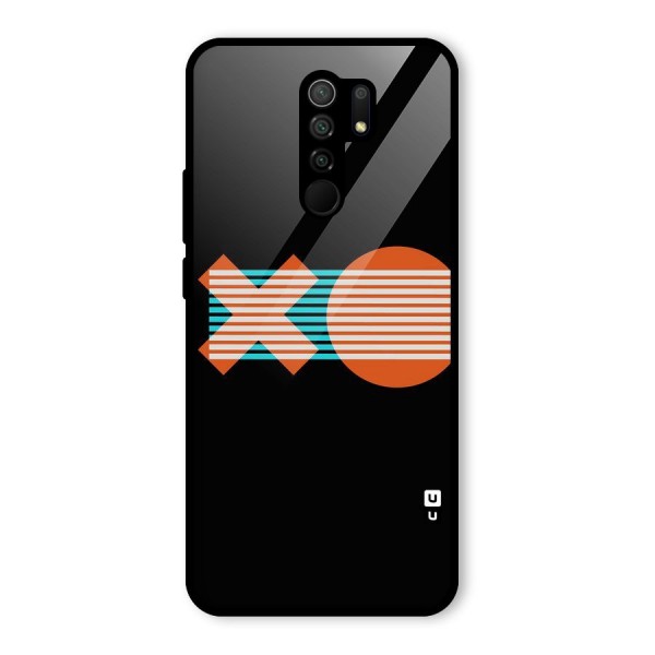 Minimal Art Glass Back Case for Redmi 9 Prime