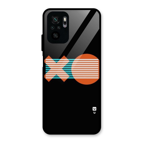 Minimal Art Glass Back Case for Redmi Note 10