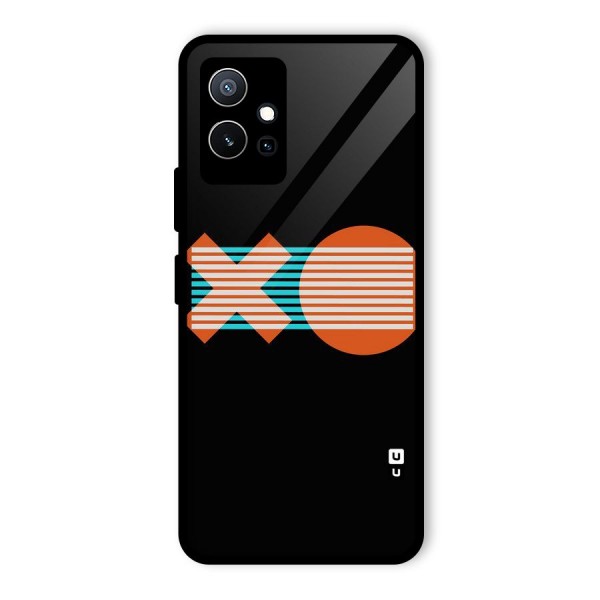 Minimal Art Glass Back Case for Vivo T1 5G