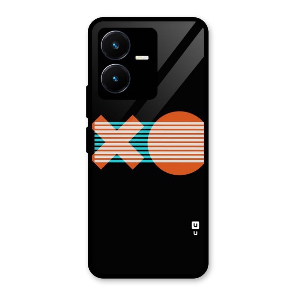 Minimal Art Glass Back Case for Vivo Y22