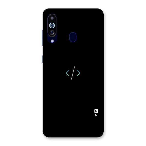 Minimal Dark Coding Back Case for Galaxy A60