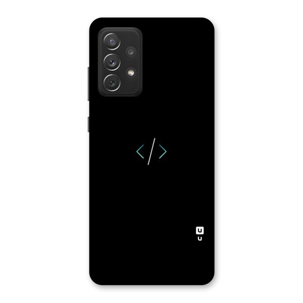 Minimal Dark Coding Back Case for Galaxy A72