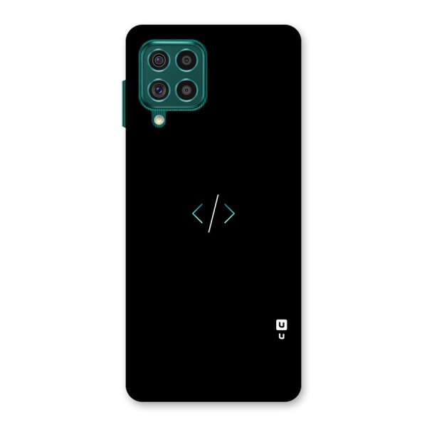 Minimal Dark Coding Back Case for Galaxy F62