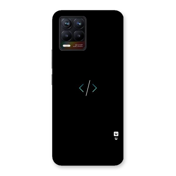 Minimal Dark Coding Back Case for Realme 8