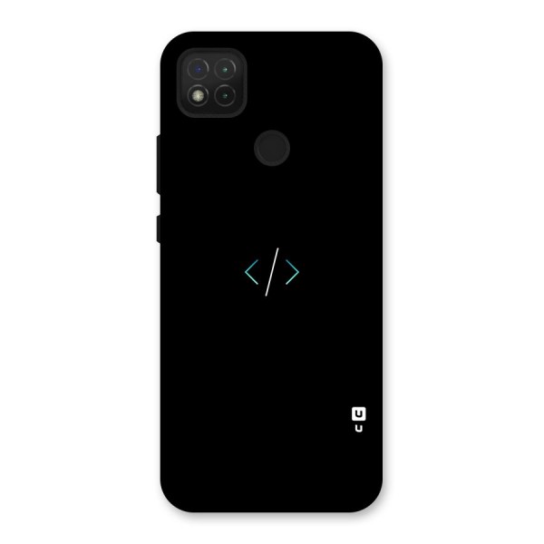 Minimal Dark Coding Back Case for Redmi 9C