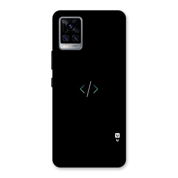 Minimal Dark Coding Back Case for Vivo V20 Pro