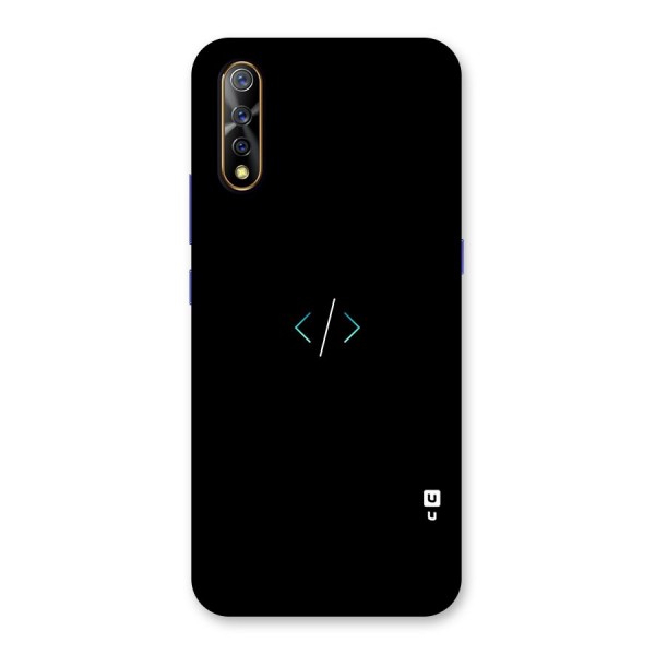 Minimal Dark Coding Back Case for Vivo Z1x