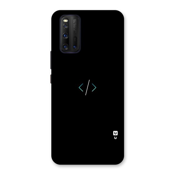 Minimal Dark Coding Back Case for Vivo iQOO 3