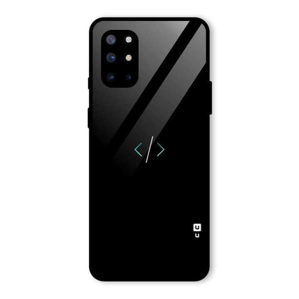 Minimal Dark Coding Glass Back Case for OnePlus 8T