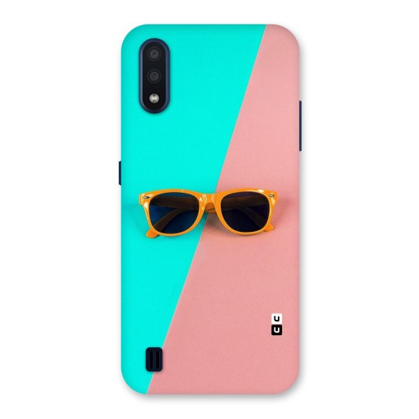 Minimal Glasses Back Case for Galaxy M01