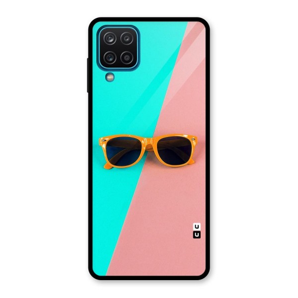 Minimal Glasses Glass Back Case for Galaxy A12