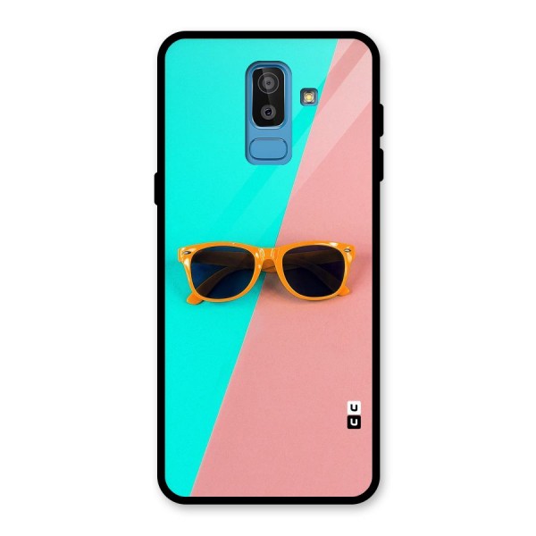 Minimal Glasses Glass Back Case for Galaxy J8