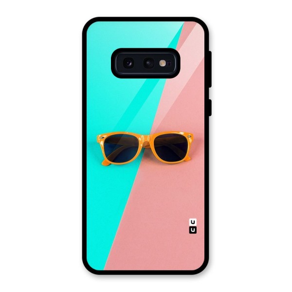 Minimal Glasses Glass Back Case for Galaxy S10e