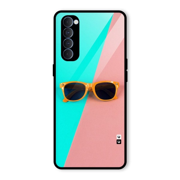 Minimal Glasses Glass Back Case for Oppo Reno4 Pro