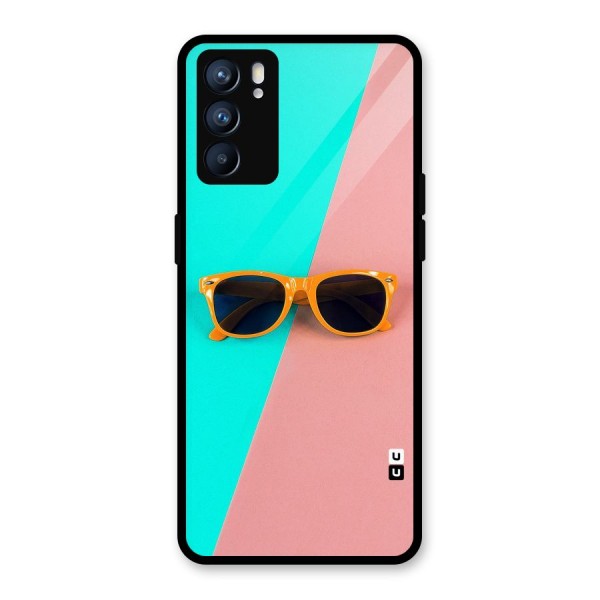 Minimal Glasses Glass Back Case for Oppo Reno6 5G