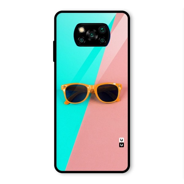 Minimal Glasses Glass Back Case for Poco X3 Pro