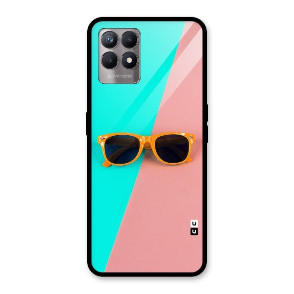 Minimal Glasses Glass Back Case for Realme 8i