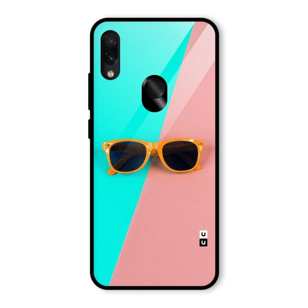 Minimal Glasses Glass Back Case for Redmi Note 7