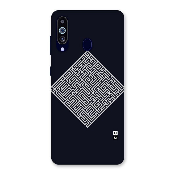 Minimal Maze Pattern Back Case for Galaxy A60