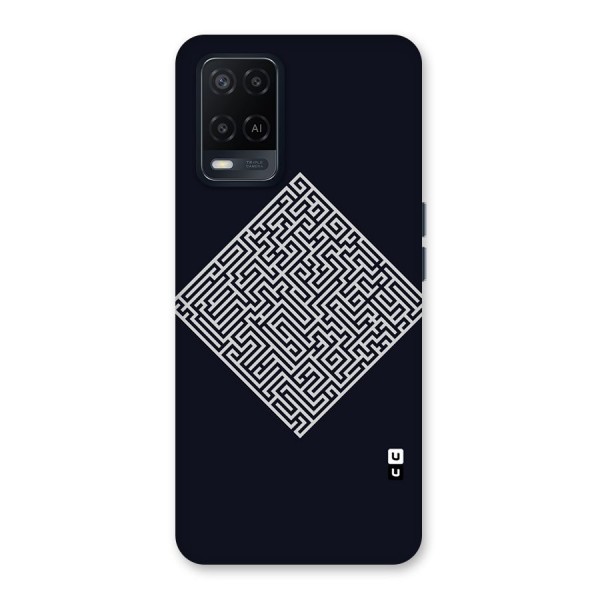 Minimal Maze Pattern Back Case for Oppo A54