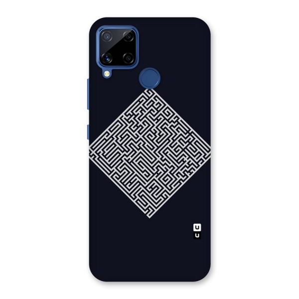 Minimal Maze Pattern Back Case for Realme Narzo 30A