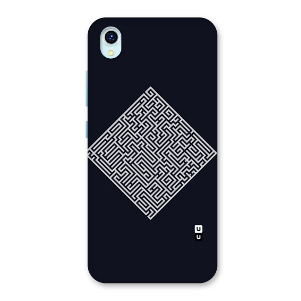 Minimal Maze Pattern Back Case for Vivo Y1s