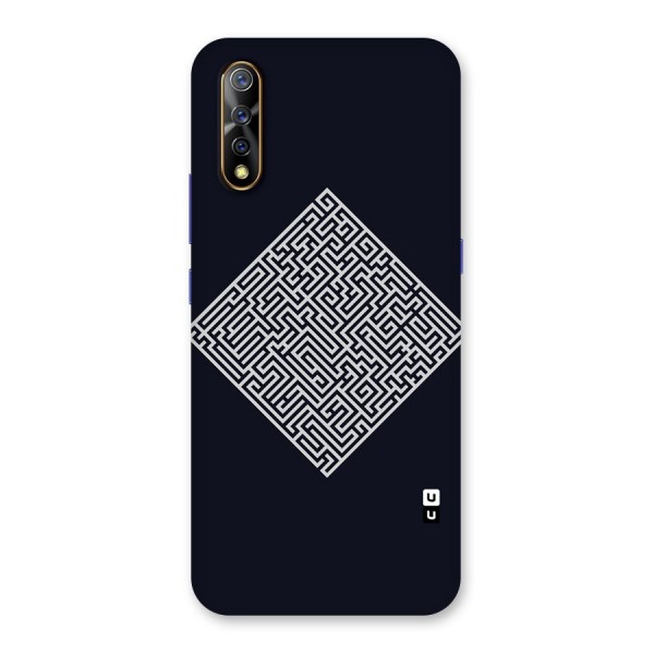 Minimal Maze Pattern Back Case for Vivo Z1x