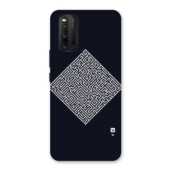 Minimal Maze Pattern Back Case for Vivo iQOO 3