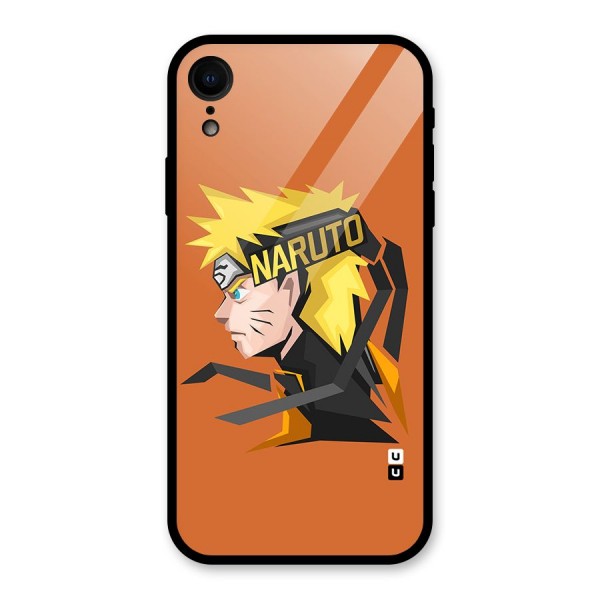 Minimal Naruto Artwork Glass Back Case for XR