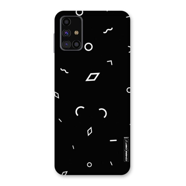 Minimal Shapes Back Case for Galaxy M31s