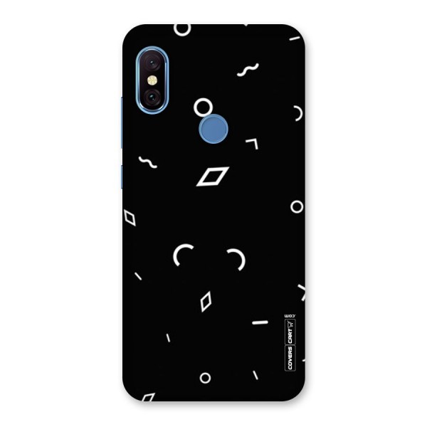 Minimal Shapes Back Case for Redmi Note 6 Pro