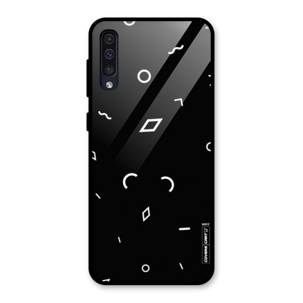 Minimal Shapes Glass Back Case for Galaxy A50s