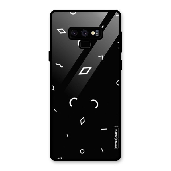 Minimal Shapes Glass Back Case for Galaxy Note 9