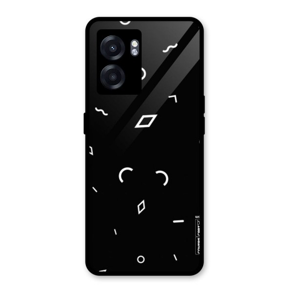 Minimal Shapes Glass Back Case for Oppo K10 (5G)