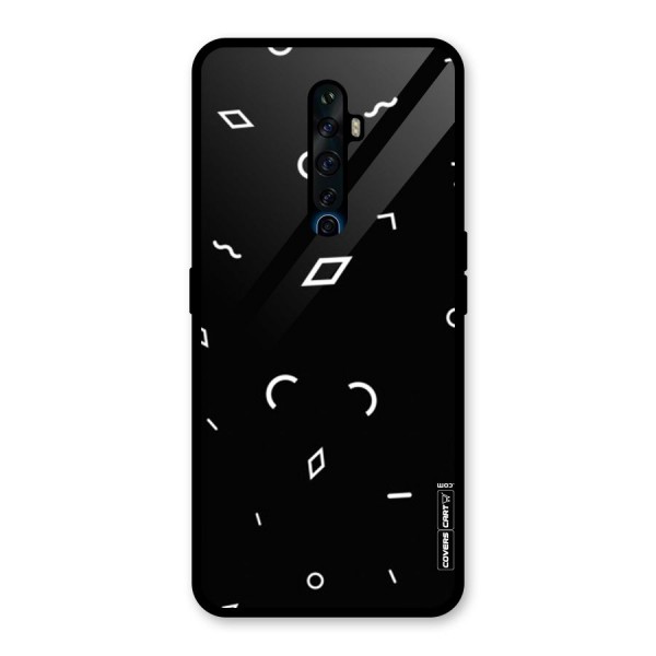 Minimal Shapes Glass Back Case for Oppo Reno2 Z