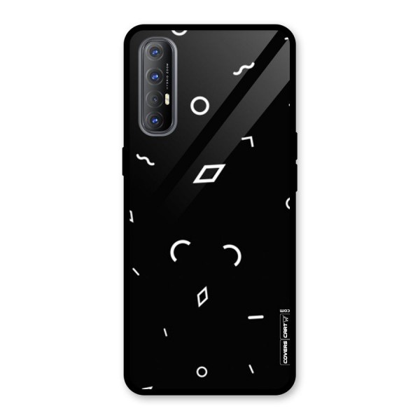 Minimal Shapes Glass Back Case for Oppo Reno3 Pro