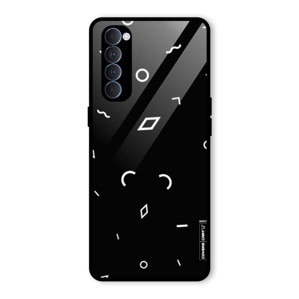 Minimal Shapes Glass Back Case for Oppo Reno4 Pro