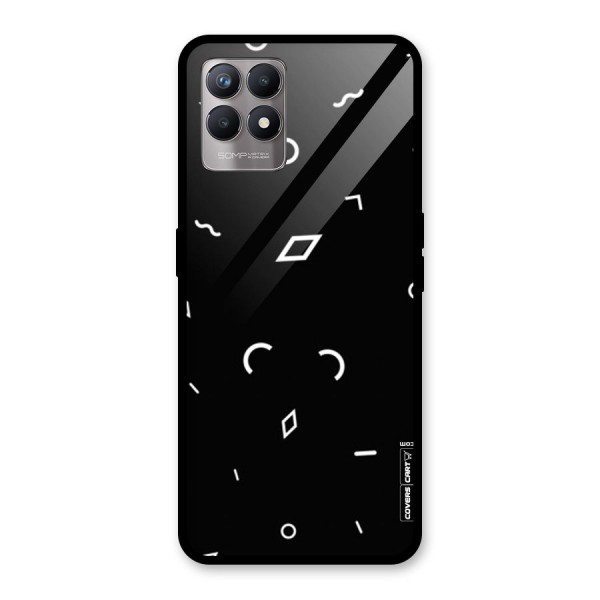 Minimal Shapes Glass Back Case for Realme 8i